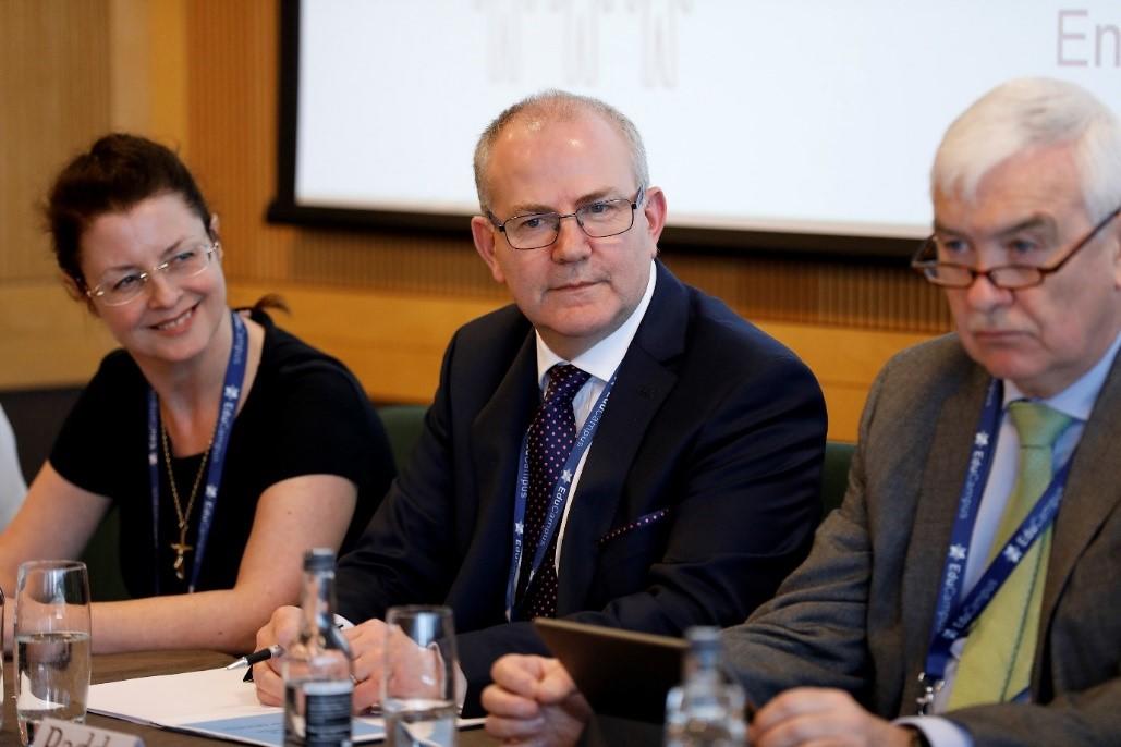 Panel of guest speakers, from left: Kate Williams, University of Birmingham; Paddy Naughton, EduCampus; Dr Joseph Ryan, Chair EduCampus Board